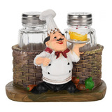 Figura Decorativa De Cocina Bar Restaurante Estatua Chef & P