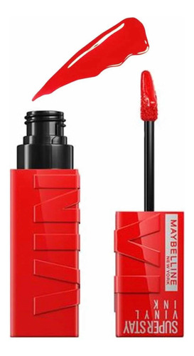 Labial Maybelline Superstay Vinyl Ink Red Hot 25