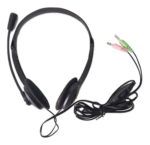 Fone Headset Multimídia Notebook E Pc Multilaser Preto-ph002