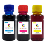 Kit Color Tinta Compatível Impressora Epson L395 L3110 L3150