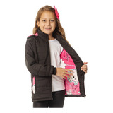 Jaqueta Infantil Forrada Pelucia Puffer Bobojaco Frio 4 A 16