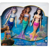 Muñeca Ariel Y Hermanas Live Actio Sirenita Pelicula Disney 