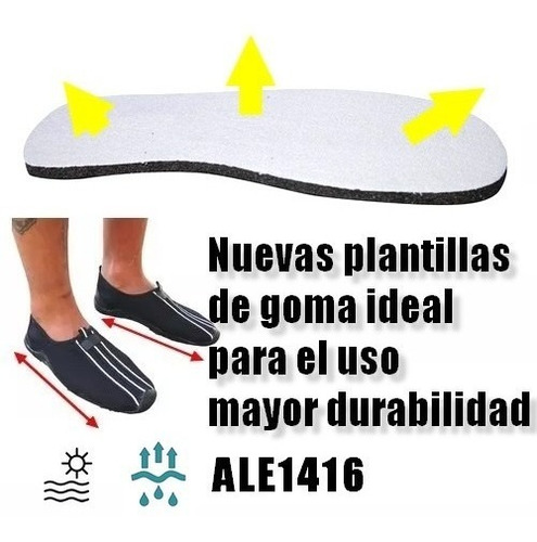 Zapatillas Acuaticas Nauticas Agua Kayak Pesca Aqua Gym