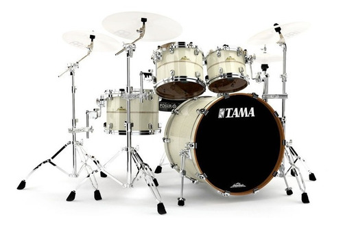 Bateria Tama Starclassic Bubinga 4 Piezas. Blanca B42sqblb