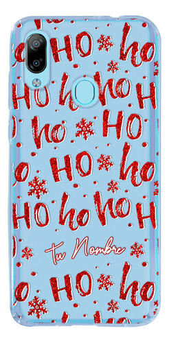 Funda Para Zte Navidad Santa Claus Ho Ho Ho Con Nombre