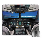Knseva Cool Boeing Airplane Cockpit Rectangulo Mouse Pad ...