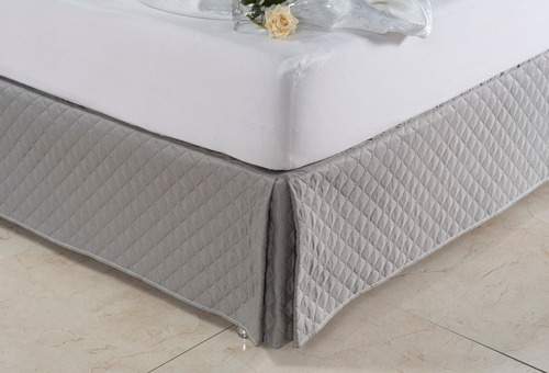 Saia Box Matelada Casal Queen Size Box Cores Diversas