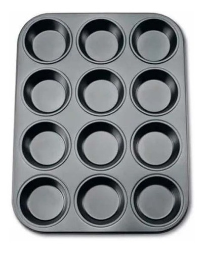 Pyrex Molde Teflon X12 Cupcakes Muffins Teflonado