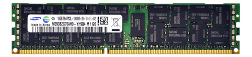 Memoria Ram Samsung 16gb 2rx4 Pc3l-10600r M393b2g70ah0-yh9