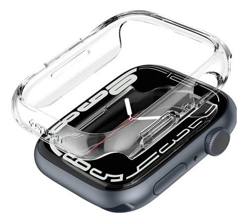 Case Spigen Thin Fit Para Apple Watch 45mm Series 7 Clear