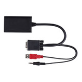 Adaptador Convertidor Cable De Vga A Hdmi Pc Garantia