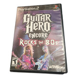 Guitar Hero Encore Rocks The 80s Original  Ps2 Fisico