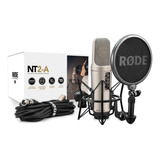 Rode Nt2a Micrófono Condenser Multipatrón Kit Antipop Cable.