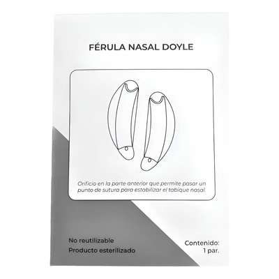 Tapones Nasales Tipo Doyle De Silicon Para Cirugia De Nariz | Meses sin interés