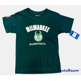 Camiseta Nba Milwaukee Niño