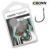 Anzol Crown Iseama Black N° 10 C/ Farpa 10 Pçs