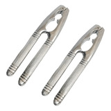 Set X 2 Rompe Nueces Nuez Fundición Aluminio 17cm Resistente