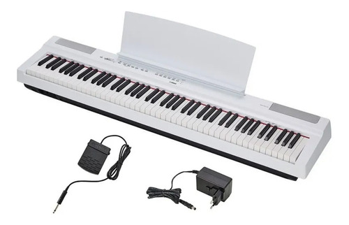 Piano Digital Yamaha P125a 88 Teclas, Compacto Y Elegante