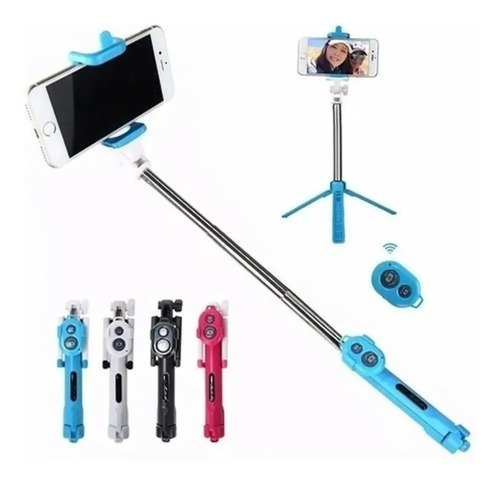 Bastón Monopod Bluetooth Soporte Tripode Palo Selfie Celular