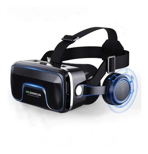 Capacete De Realidade Virtual 3d Vr Goggles Vr Box Com Contr