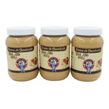 Crema De Cacahuate Natural. 1.5kg (3x500gr)