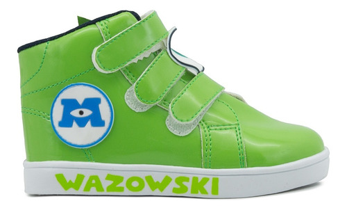 Tenis Disney Monster Inc Mike Wazowski Herbie Verde 14-19