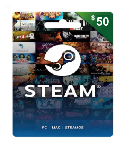 Gift Card Steam 50 Dolares