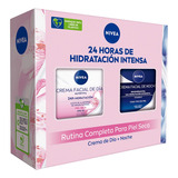 Nivea Pack Crema Facial Piel Seca Día + Noche 50 Gramos. 