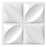 30 Placas De Parede Pvc 3d Revestimento Alto Relevo Cor Lisboa Branco