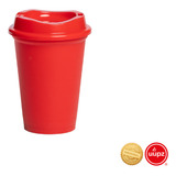 20 Vasos Reusables Tipo Star Para Bebida Caliente Mini 12 Oz Color Rojo