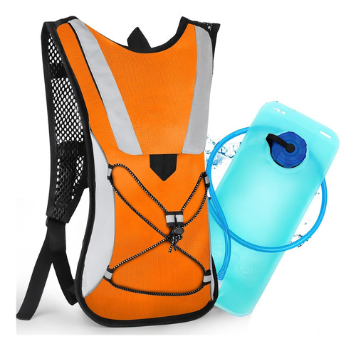 Mochila De Hidratación,con 2l Bolsa De Vejiga De Agua