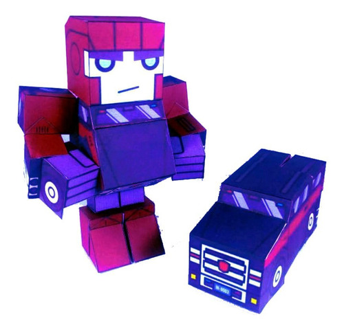 Morfobot Transformers Ironhide - Modelo Para Armar (pdf)