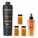Bekim Argan Shampoo 1,2l + 3 Ampollas + Protector Térmico