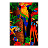 Vinilo Decorativo 50x75cm Guacamaya Loro Pajaro Exotico M5