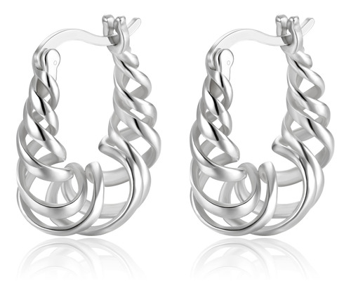 Ever Faith Arracadas Aretes Hoop Arete Huggies Mujer Regalo