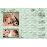 Almanaque Calendario Personalizado Iman Foto Revelado 10x15 