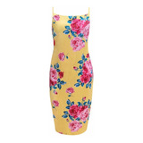 Vestido Mujer Boho Floral Mini Vestido Swing Verano Vacacion