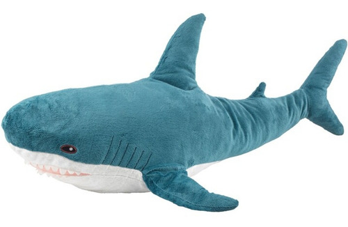 Peluche Gran Tiburón Blanco Almohada Shark Grande Juguete 1m