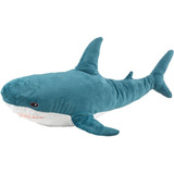 Peluche Gran Tiburón Blanco Almohada Shark Grande Juguete 1m