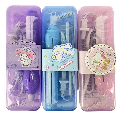 Mini Plancha/rizadora Para Cabello Portátil Sanrio Kawaii