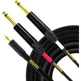 Cable Adaptador De Audio Estereo Trs 3,5mm A 2 Ts 1/4 , 1...