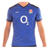 Camiseta De Rugby Inglaterra Tela Reforzada Premium De Juego