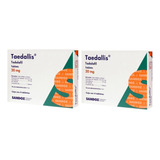 2 Cajas Taedallis Tadalafil 20 Mg Con 4 Tabletas Cu