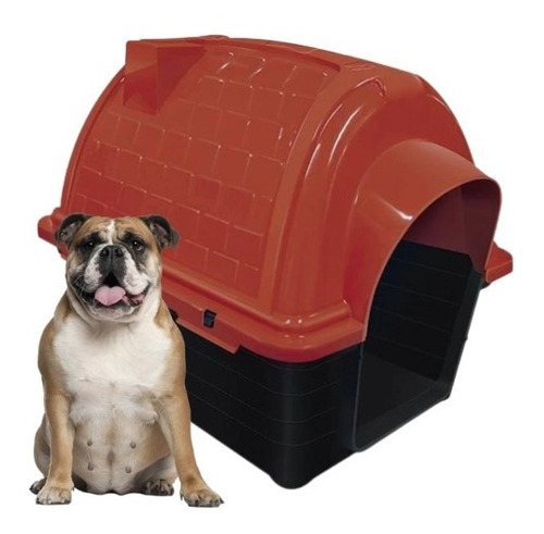 Casinha Caminha Iglu N5 Vermelha Dog Gatos Resistente Pet