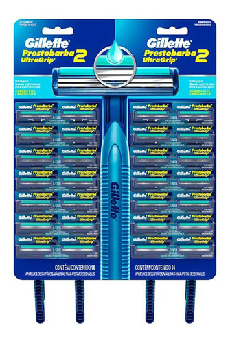 Gillete Prestobarba Ultragrip 28 Unidades. 