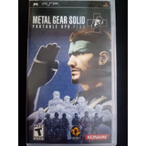 Metal Gear Solid: Portable Ops Plus