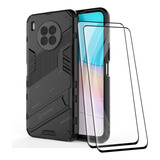 Funda Protectora Estilo Punk Para Huawei Nova 8i + 2 Mica