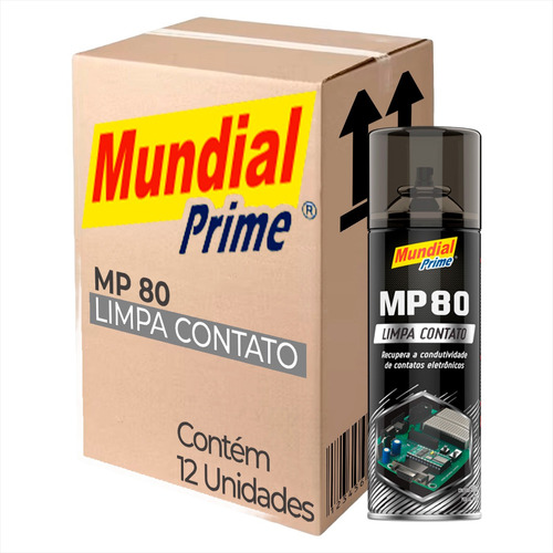 12 Mp80 Limpa Conectores Resistores Injeção Eletrônica 300ml