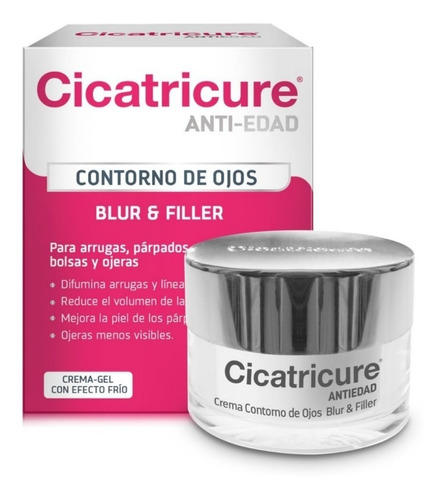 Crema Cicatricure Blur&filler Contorno De Ojos Antiedad 15g 