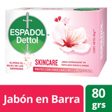 Jabón Antibacterial Espadol Dettol Skincare 80 Gramos